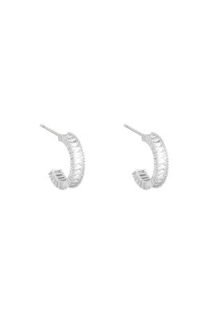Earrings Classy Silver Color Copper h5 